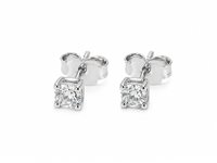 Pendientes Idee Preziose dal 1987 in Oro blanco Zircone IP.OK18B/211